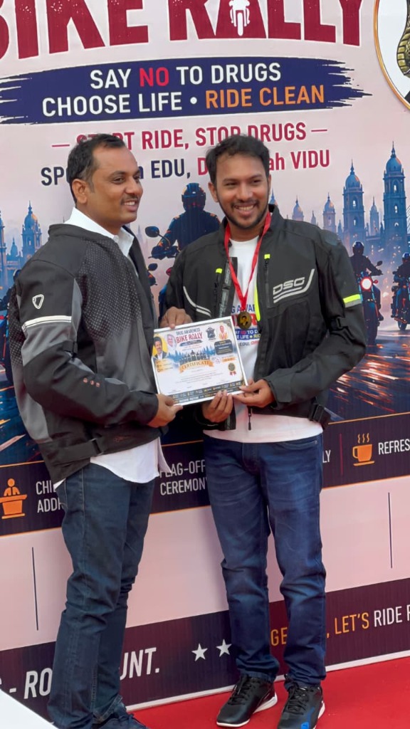 Drug Awareness Bike Rally Flag-off