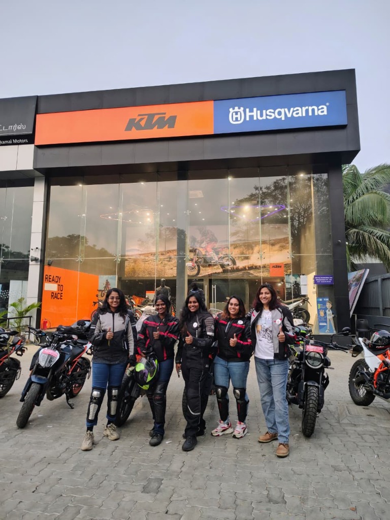 KTM & Husqvarna Showroom Meet Kundavai Krew